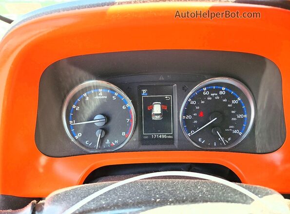 JTMRFREV9GD183920 2016 TOYOTA RAV4 Gray ხელსაწყოთა პანელის ხედი