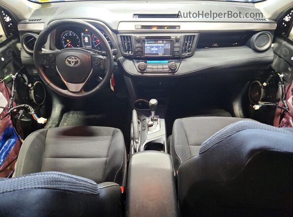 JTMRFREVXGD187829 2016 TOYOTA RAV4 Charcoal Вид панелі приладів