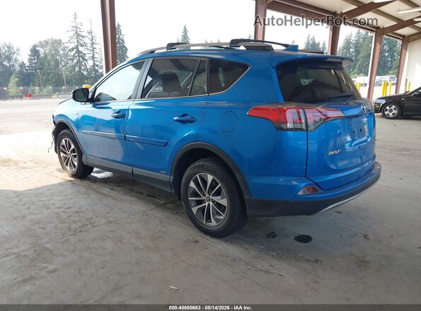 JTMRJREV2HD143307 2017 TOYOTA RAV4 HYBRID Blue Հետևի ձախ