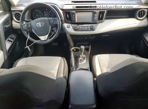 JTMRJREV2JD238942 2018 TOYOTA RAV4 White Widok deski rozdzielczej