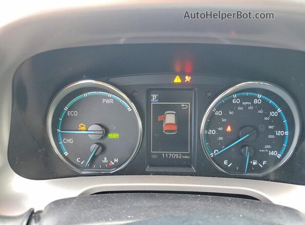 JTMRJREV2JD238942 2018 TOYOTA RAV4 White Widok zestawu wskaźników