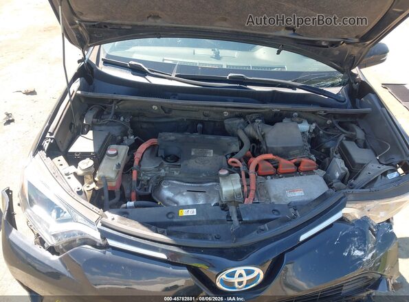 JTMRJREV3GD008478 2016 TOYOTA RAV4 HYBRID Black Հետևի տեսք