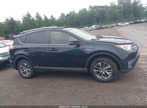 JTMRJREV3JD231529 2018 TOYOTA RAV4 HYBRID Blue Սալոնի հետևի տեսք