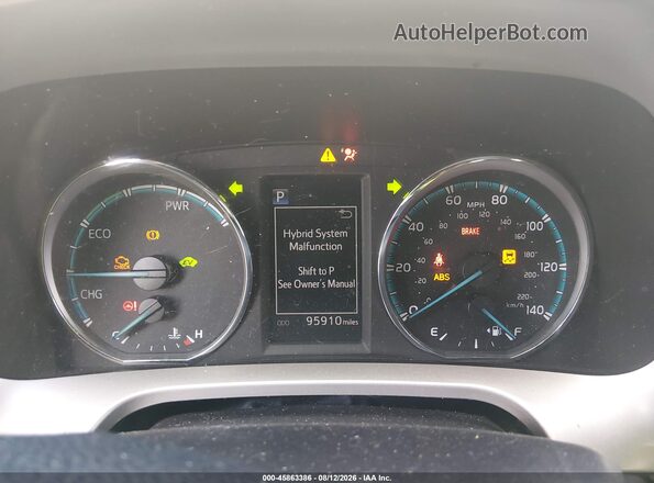 JTMRJREV4GD054983 2016 TOYOTA RAV4 HYBRID Gray Widok tylnych siedzeń