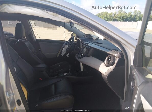 JTMRJREV4GD054983 2016 TOYOTA RAV4 HYBRID Gray Widok wnętrza z przodu