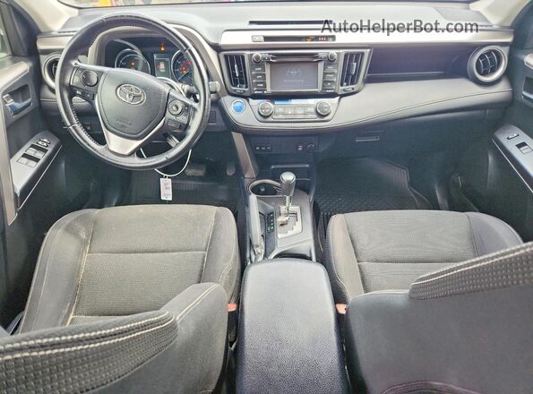 JTMRJREV4HD083787 2017 TOYOTA RAV4 Silver Dashboard view