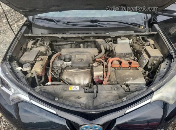 JTMRJREV4JD190604 2018 TOYOTA RAV4 Black Widok komory silnika