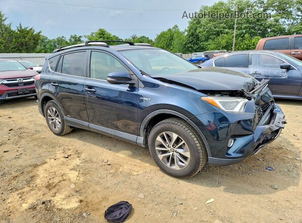 JTMRJREV4JD229501 2018 TOYOTA RAV4 Синий Передняя правая четверть