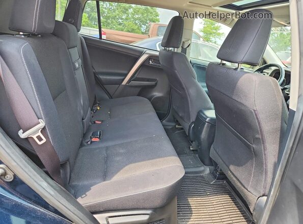 JTMRJREV4JD229501 2018 TOYOTA RAV4 Синий Вид задней части салона