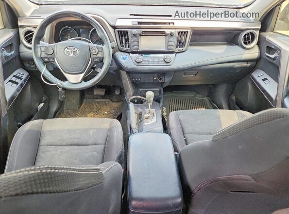 JTMRJREV4JD229501 2018 TOYOTA RAV4 Синий Вид панели приборов