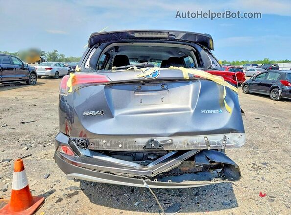 JTMRJREV6JD189390 2018 TOYOTA RAV4 Gray Vista trasera
