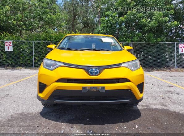 JTMRJREV6JD249362 2018 TOYOTA RAV4 HYBRID Yellow Սարքավորումների վահանակի տեսք