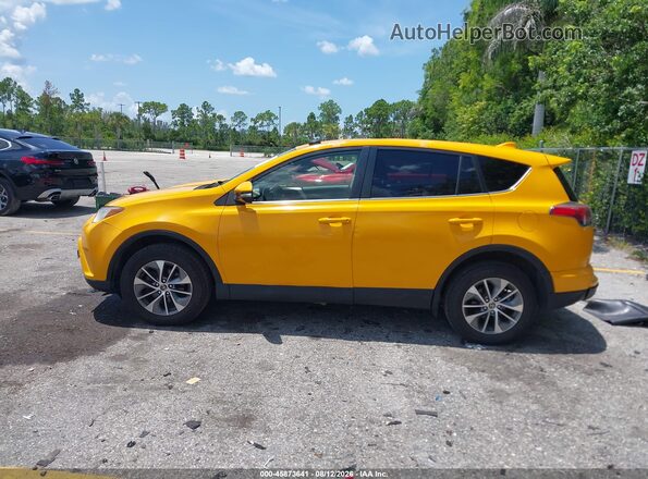 JTMRJREV6JD249362 2018 TOYOTA RAV4 HYBRID Yellow Սալոնի 360 աստիճան տեսք