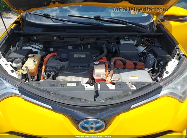 JTMRJREV6JD249362 2018 TOYOTA RAV4 HYBRID Yellow Հետևի տեսք
