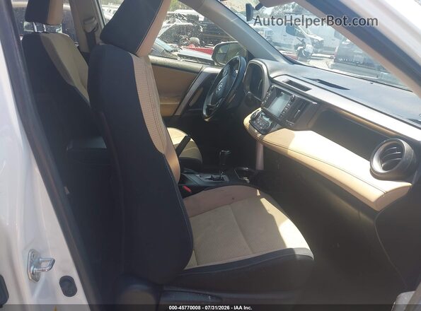 JTMRJREV7GD047008 2016 TOYOTA RAV4 HYBRID White Widok wnętrza z przodu