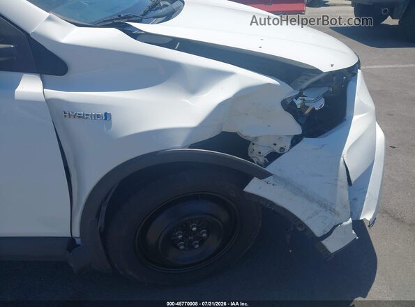 JTMRJREV7GD047008 2016 TOYOTA RAV4 HYBRID White Widok z przodu