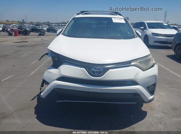 JTMRJREV7GD047008 2016 TOYOTA RAV4 HYBRID White Widok deski rozdzielczej
