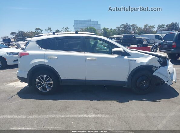 JTMRJREV7GD047008 2016 TOYOTA RAV4 HYBRID White Widok zestawu wskaźników