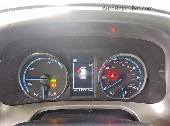 JTMRJREV8HD074509 2017 TOYOTA RAV4 Синий Вид щитка приборов