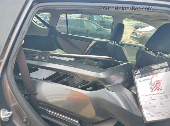 JTMRJREVXGD000961 2016 TOYOTA RAV4 Gray Rear interior view