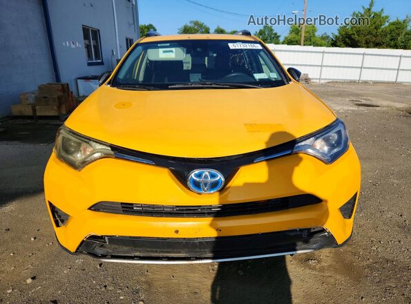 JTMRJREVXHD073426 2017 TOYOTA RAV4 Yellow წინა ხედი