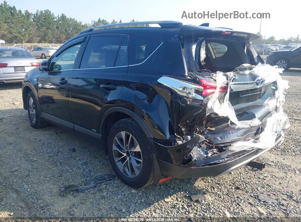 JTMRJREVXJD195645 2018 TOYOTA RAV4 HYBRID Black Tył lewy