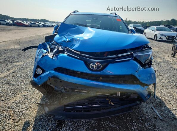 JTMRJREVXJD222066 2018 TOYOTA RAV4 Blue Vista frontal