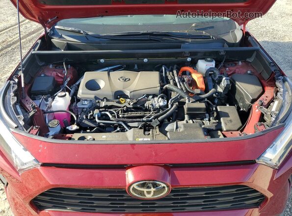 JTMRWRFV0SD344033 2025 TOYOTA RAV4 Red უკანა სალონის ხედი