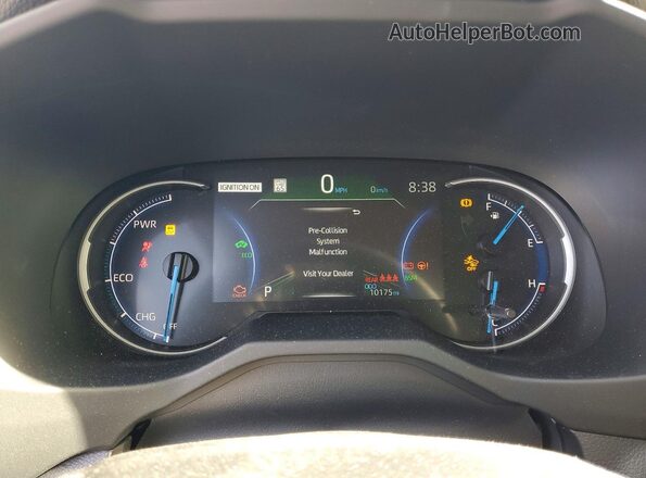 JTMRWRFV0SD344033 2025 TOYOTA RAV4 Red ხელსაწყოთა პანელის ხედი