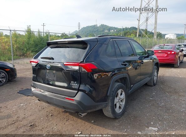 JTMRWRFV2KD024258 2019 TOYOTA RAV4 HYBRID Black Tył prawy