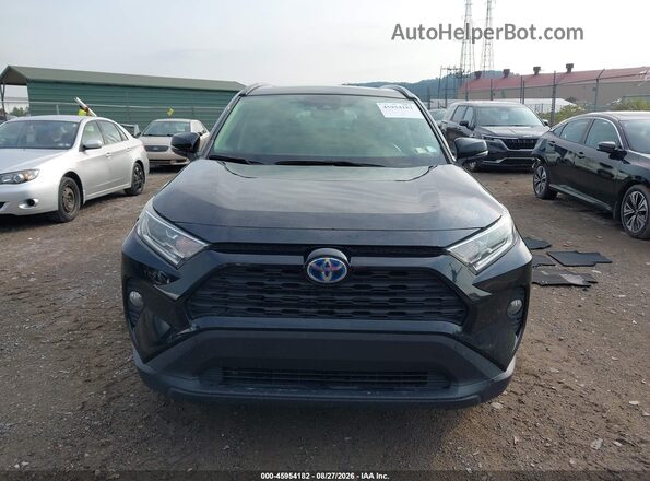 JTMRWRFV2KD024258 2019 TOYOTA RAV4 HYBRID Black Widok zestawu wskaźników