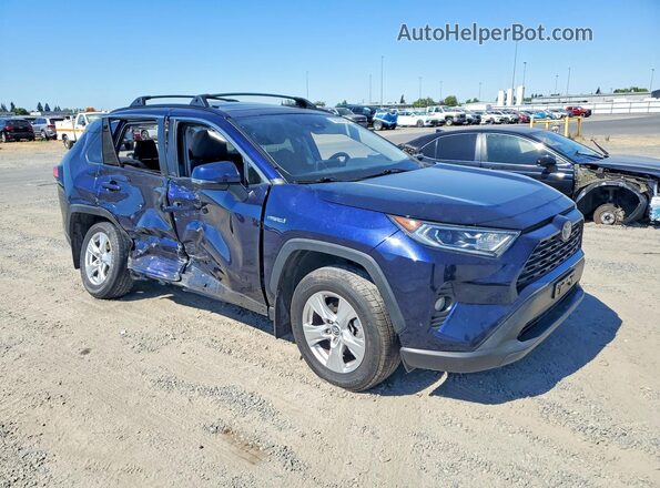 JTMRWRFV2KJ004691 2019 TOYOTA RAV4 Blue Delantero derecho