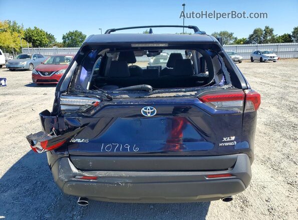 JTMRWRFV2KJ004691 2019 TOYOTA RAV4 Blue Vista trasera