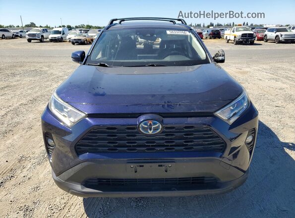JTMRWRFV2KJ004691 2019 TOYOTA RAV4 Blue Vista frontal