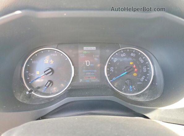 JTMRWRFV2KJ004691 2019 TOYOTA RAV4 Blue Vista del cuadro de instrumentos