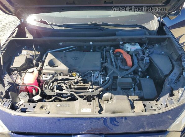 JTMRWRFV2KJ004691 2019 TOYOTA RAV4 Blue Սալոնի հետևի տեսք