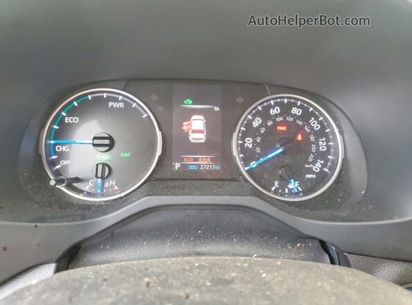 JTMRWRFV2MD132768 2021 TOYOTA RAV4 Серебряный Вид щитка приборов