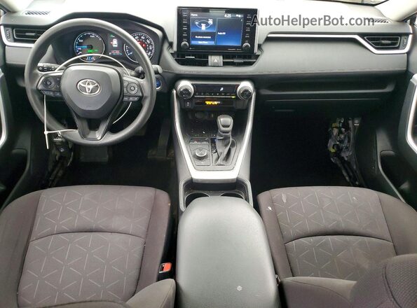JTMRWRFV2MD132768 2021 TOYOTA RAV4 Серебряный Вид панели приборов