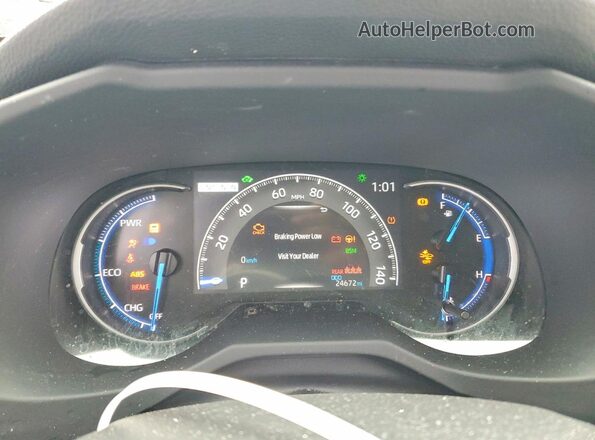 JTMRWRFV2RD242873 2024 TOYOTA RAV4 Синий Вид щитка приборов