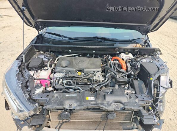 JTMRWRFV4MD124543 2021 TOYOTA RAV4 Gray ძრავის განყოფილების ხედი