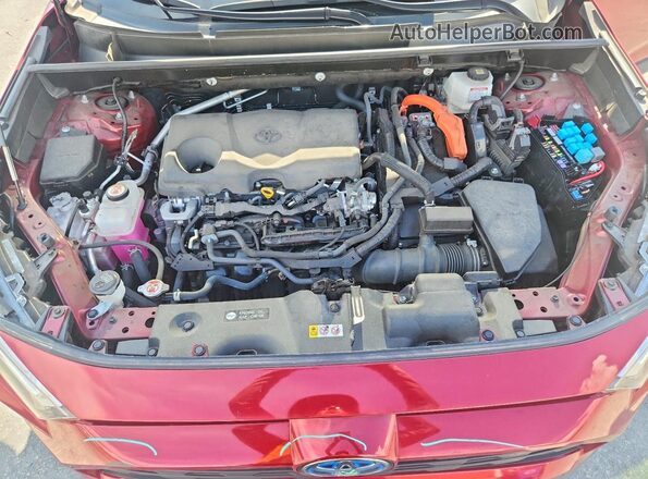 JTMRWRFV4PD197898 2023 TOYOTA RAV4 Red Vista del compartimento del motor