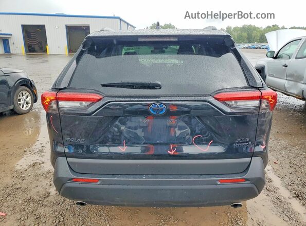JTMRWRFV4RD273350 2024 TOYOTA RAV4 Black Вид задньої частини салону