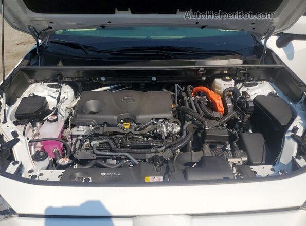 JTMRWRFV5SD289675 2025 TOYOTA RAV4 White Engine compartment view