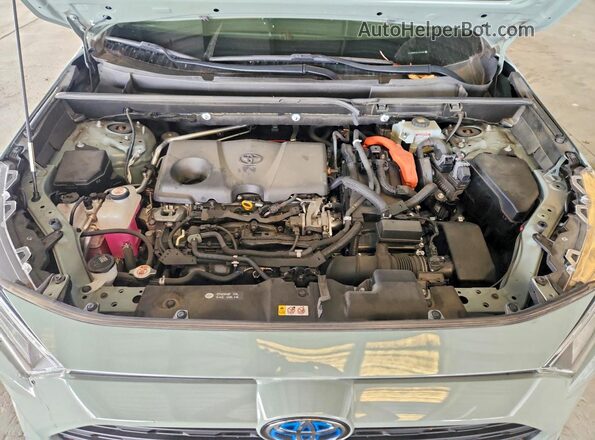 JTMRWRFV7LD544425 2020 TOYOTA RAV4 Gray Вид підкапотного простору