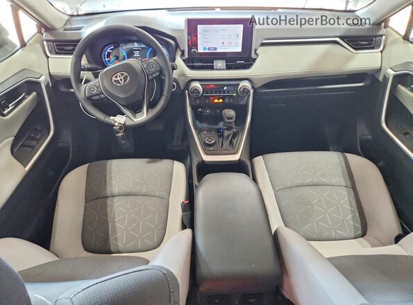 JTMRWRFV7SJ079855 2025 TOYOTA RAV4 Silver Առջևի վահանակի տեսք