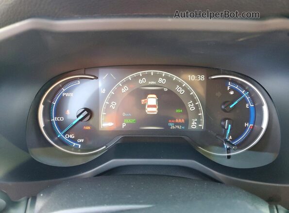 JTMRWRFV8PD194941 2023 TOYOTA RAV4 Белый Вид щитка приборов