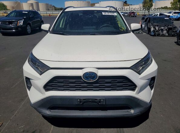 JTMRWRFV9KD009403 2019 TOYOTA RAV4 White Դիմացի տեսք