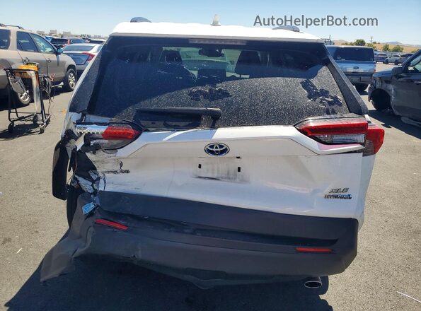 JTMRWRFV9KD009403 2019 TOYOTA RAV4 White Հետևի տեսք