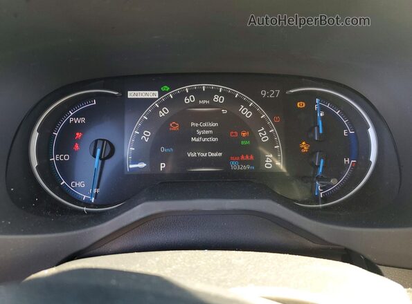 JTMRWRFV9PD181468 2023 TOYOTA RAV4 Silver ხელსაწყოთა პანელის ხედი
