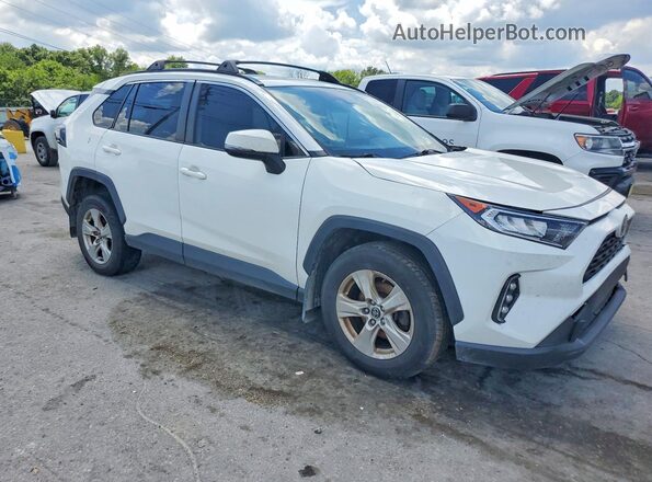 JTMW1RFV2KJ002702 2019 TOYOTA RAV4 Белый Передняя правая четверть